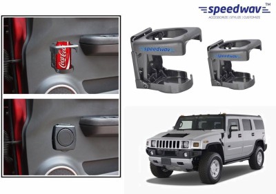 

Speedwav Foldable Car Drink or Can Set Of 2 GREY-Hummer H2 Car Bottle Holder(Plastic)