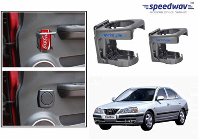 

Speedwav Foldable Car Drink or Can Set Of 2 GREY-Hyundai Elantra Car Bottle Holder(Plastic)
