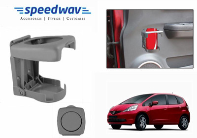

Speedwav Foldable Car Drink or GREY-Honda Jazz Car Bottle Holder(Plastic)