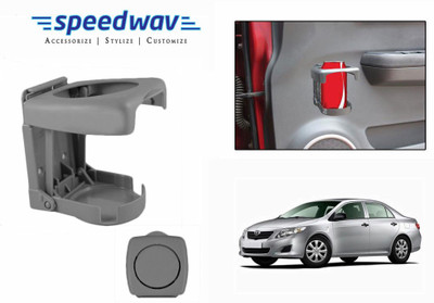 

Speedwav Foldable Car Drink or GREY-Toyota Corolla Car Bottle Holder(Plastic)