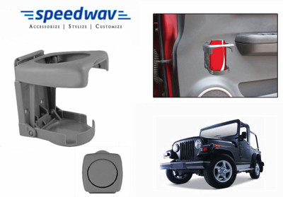 

Speedwav Foldable Car Drink or GREY-Mahindra Thar Car Bottle Holder(Plastic)