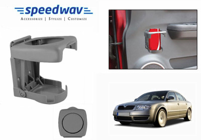 

Speedwav Foldable Car Drink or GREY-Skoda Superb Car Bottle Holder(Plastic)