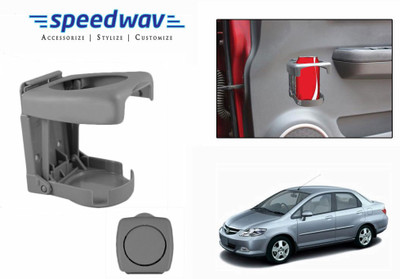 

Speedwav Foldable Car Drink or GREY-Honda City Zx Car Bottle Holder(Plastic)