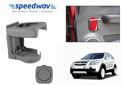

Speedwav Foldable Car Drink or GREY-Chevrolet Captiva Car Bottle Holder(Plastic)