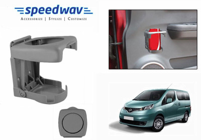 Speedwav Foldable Car Drink or GREY-Nissan Evalia Car Bottle Holder(Plastic)