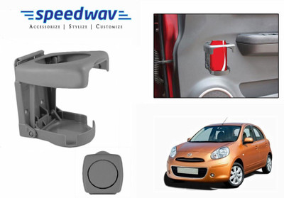 

Speedwav Foldable Car Drink or GREY-Nissan Micra Car Bottle Holder(Plastic)