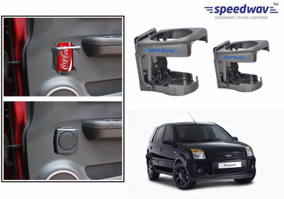 

Speedwav Foldable Car Drink or Can Set Of 2 GREY-Ford Fusion Car Bottle Holder(Plastic)