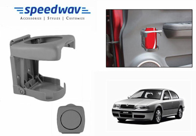 

Speedwav Foldable Car Drink or GREY-Skoda Octavia Car Bottle Holder(Plastic)