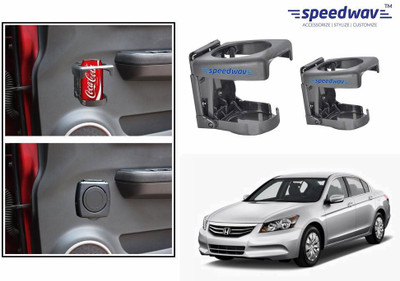

Speedwav Foldable Car Drink Set Of 2 GREY-Honda Accord 2.4 Type 3 Car Bottle Holder(Plastic)