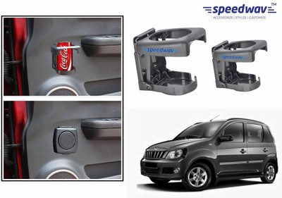 

Speedwav Foldable Car Drink or Can Set Of 2 GREY-Mahindra Quanto Car Bottle Holder(Plastic)