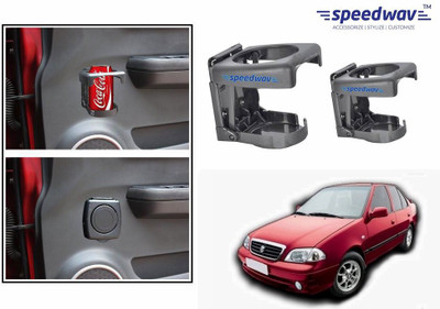 

Speedwav Foldable Car Drink or Can Set Of 2 GREY-Maruti Esteem Car Bottle Holder(Plastic)