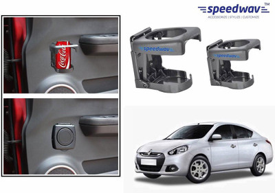 

Speedwav Foldable Car Drink or Can Set Of 2 GREY-Renault Scala Car Bottle Holder(Plastic)