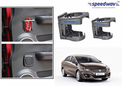 

Speedwav Foldable Car Drink or Can Set Of 2 GREY-Maruti Ciaz Car Bottle Holder(Plastic)