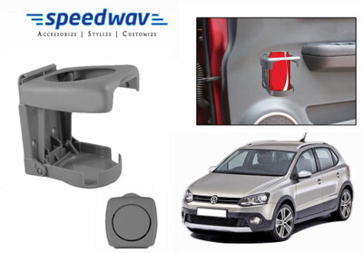 

Speedwav Foldable Car Drink or GREY-Volkswagen Polo Cross Car Bottle Holder(Plastic)