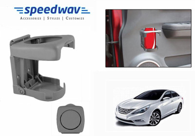 

Speedwav Foldable Car Drink or GREY-Hyundai Sonata Fluidic Car Bottle Holder(Plastic)