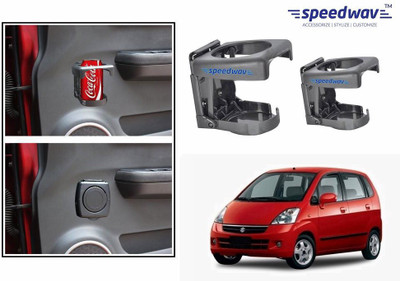 

Speedwav Foldable Car Drink or Can Set Of 2 GREY-Maruti Zen Estilo Car Bottle Holder(Plastic)