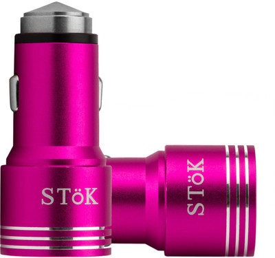

Stok 2.1 amp Turbo Car Charger(Pink)