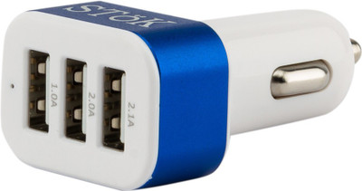 

Stok 2.1 amp Turbo Car Charger(Blue)