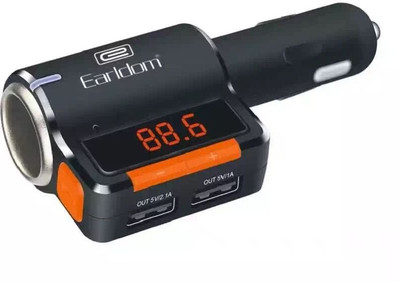 

Earldom 2.1 amp Turbo Car Charger(Black)