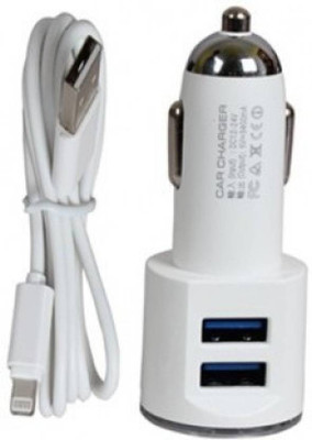 Your Deal 3.4 amp Turbo Car Charger(White)