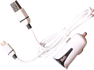 

Bell 2.1 amp Turbo Car Charger(White)