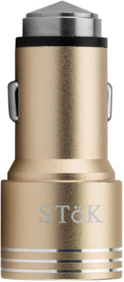 

Stok 3.1 amp Turbo Car Charger(Gold)