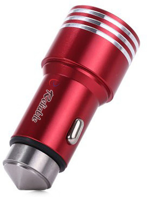 

Reliable 2.1 amp Turbo Car Charger(Red)