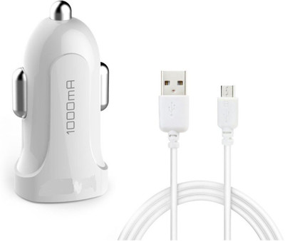 

99 Gems 1.0 amp Car Charger(White)