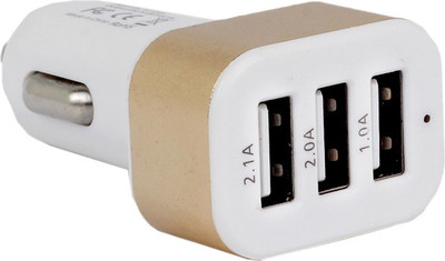 

Lazy Buggy 2.1 amp Turbo Car Charger(Gold)
