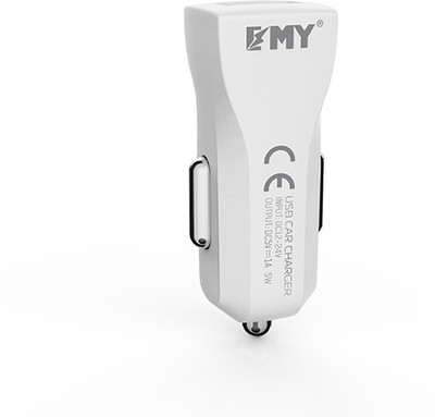 

HU1 2.4 amp Turbo Car Charger(White)