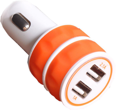 

Landmark 2.1 amp Turbo Car Charger(Blue, White, Light Blue), Orange;white