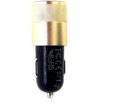 

Mobilegear 2.1 amp Turbo Car Charger(Gold), Black;gold