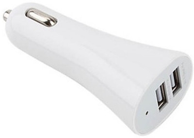 

Onlineshoppee 2.1 amp Turbo Car Charger(White)