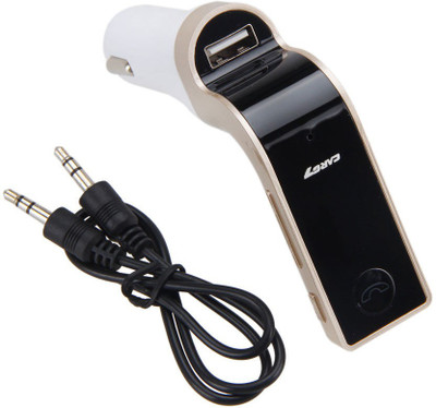 

Voltegic 2.5 amp Turbo Car Charger(Gold)