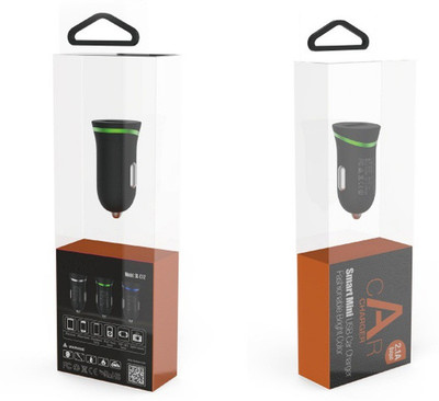 

Voltegic 2.1 amp Turbo Car Charger(Black)