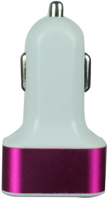 

Heartly 3.1 amp Turbo Car Charger(Pink), Cute pink
