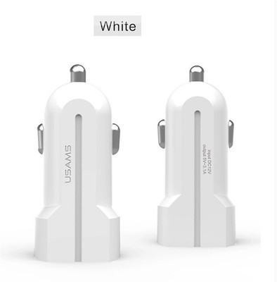 

USAM 1.0 amp Car Charger(White)