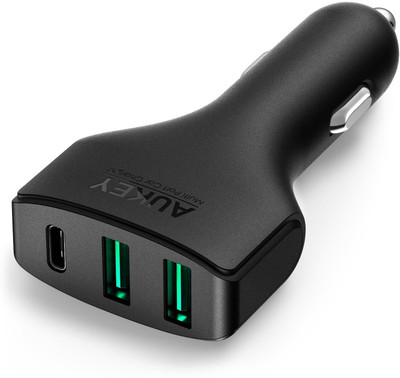 

Aukey 3.0 amp Turbo Car Charger(Black)