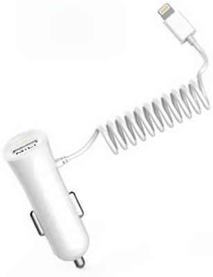 

MiLi 2.4 amp Turbo Car Charger(White)