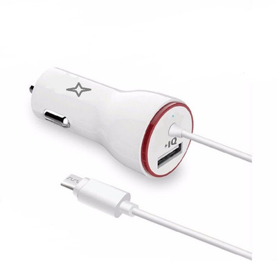 

99 Gems 2.1 amp Turbo Car Charger(White)