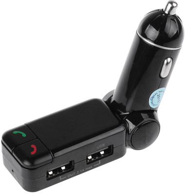 

Voltegic 2.1 amp Turbo Car Charger(Black)