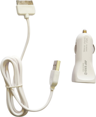 

ERD 2.1 amp Turbo Car Charger(White)