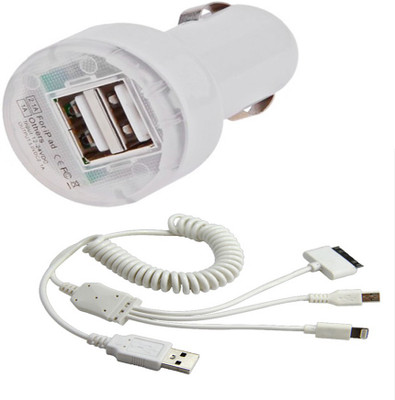 

Capeshoppers 1.0 amp Car Charger(White)