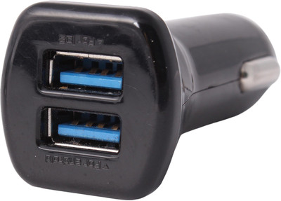 U-GLOBE 2.1 amp Turbo Car Charger(Black)