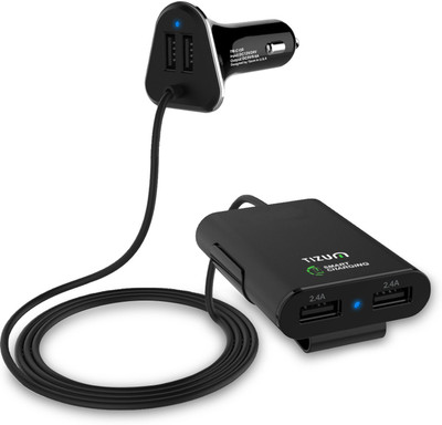 

TIZUM 4.8 amp Turbo Car Charger(Black)