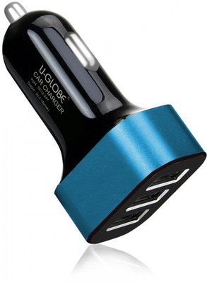 

U-GLOBE 2.1 amp Turbo Car Charger(Blue)