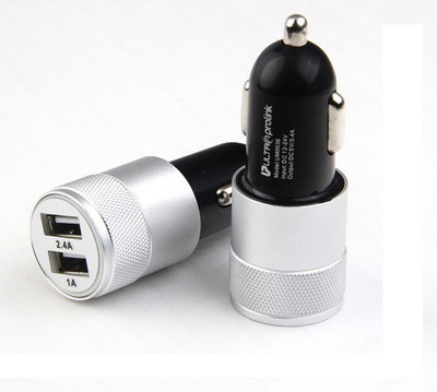 

UltraProlink 3.4 amp Turbo Car Charger(Black, Silver)