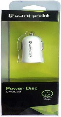 

UltraProlink 1.25 amp Car Charger(White)