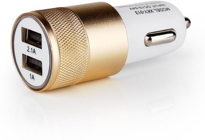 

Reliable 2.1 amp Turbo Car Charger(Gold)