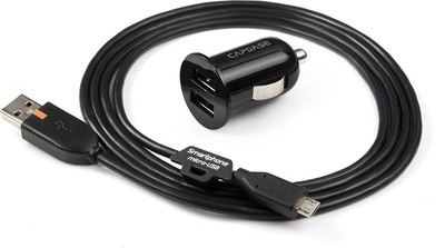 

Capdase 1.0 amp Car Charger(White), Black